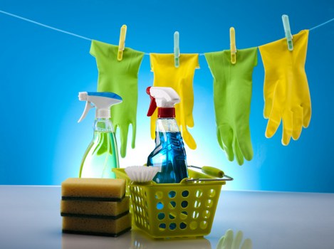 Deep cleaning equipment used in a commercial property in Chelsea