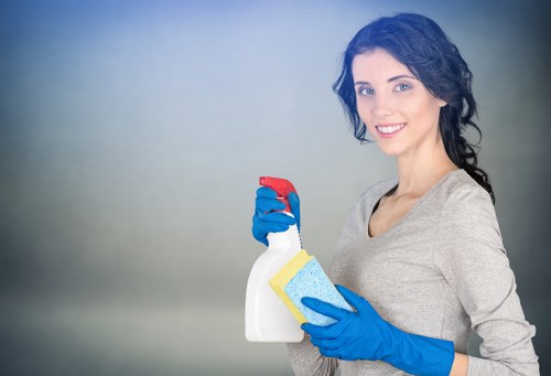 Local domestic cleaner working in a Chelsea townhouse